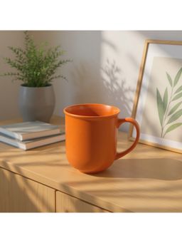 Nertz - Orange Aurora Sip Ceramic Coffee Mug Matte 370 ML