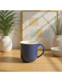 Nertz - Blue Aurora Sip Ceramic Coffee Mug Gloss 370 ML