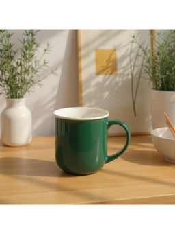 Nertz - Green Aurora Sip Ceramic Coffee Mug Gloss 370 ML