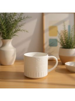 Nertz - White Craft Harmony Porcelain Coffee Mug 490 ML