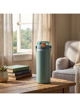 Nertz - Blue Double-Wall Vacuum Insulation Stainless Steel Bottle 1200 ML