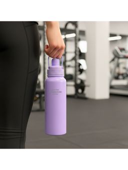 Nertz - Purple Aerosip Stainless Steel Double Wall Vaccum Water Bottle 1000 ML