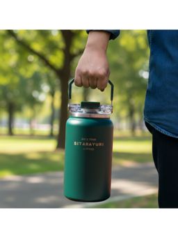 Nertz - Green Hydrovault Stainless Steel Double Wall Vaccum Water Bottle 1200 ML