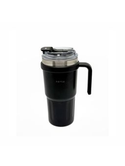 Nertz - Black Groove Double-Wall Vacuum High-Grade Stainless Steel Bottle 600 ML