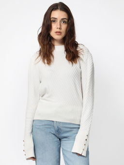 RAREISM - Fischer White Sweater
