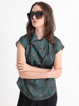 RAREISM - Jadeny Dark Green Top