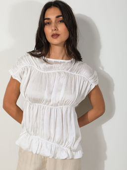 RAREISM - Larissa Dark White Top