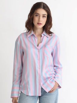 RAREISM - Leno Pastel Blue Shirt
