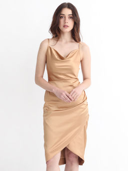 RAREISM - Rilu Sheen Gold Dress