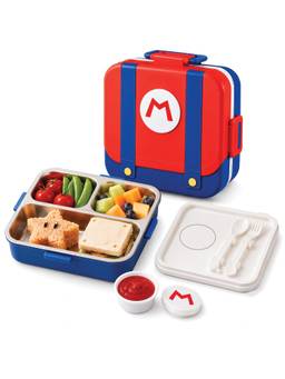 House of Quirk - Stainless Steel Bento Lunch Box for Kids and Adults - Red (Medium)