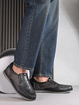 Valentino - Men Black Casual Loafers