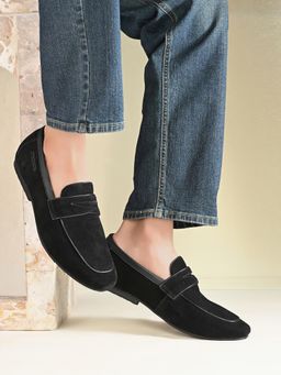 Valentino - Men Black Casual Loafers