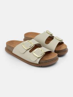 Lemon & Pepper - Women Off White Sandals