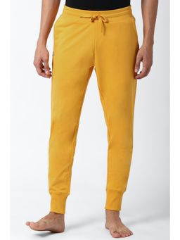 Peter England - Yellow Solid Casual Track Pants