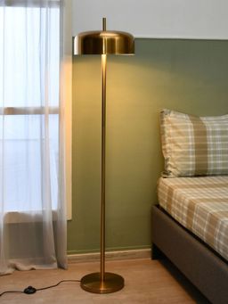 At Home by Nilkamal - Metalia Decorative Floor Lamp 158.3 cm (Gold)