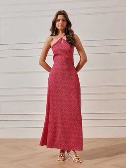 STREET 9 - Women Red Printed Maxi Dress