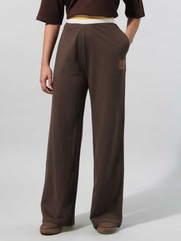 U.S. POLO ASSN. - Women Brown High Rise Solid Casual Trouser