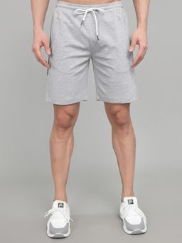 Monte Carlo - Men Smart Fit Grey Shorts