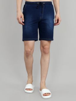 Monte Carlo - Men Regular Fit Blue Shorts