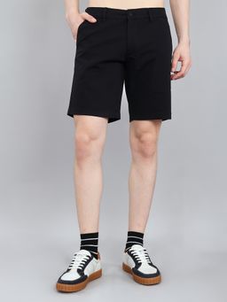 Monte Carlo - Men Regular Fit Solid Navy Blue Short