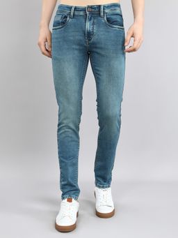 Monte Carlo - Men Martin Fit Light Wash Green Jeans