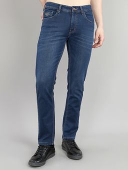 Monte Carlo - Men Light Wash Slim Fit Blue Jeans