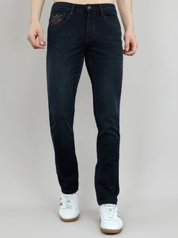 Monte Carlo - Men Adrino Light Wash Slim Fit Blue Jeans