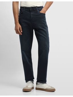 Arrow Newyork - Men Blue Bronx Regular Fit Whiskered Jeans