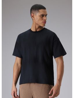 Banana Club - Men Navy Blue Gradient Oversized T-Shirt
