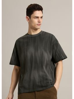 Banana Club - Men Grey Gradient Oversized T-Shirt