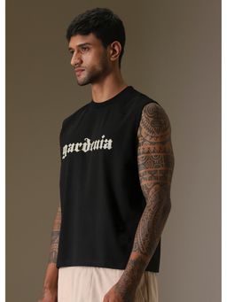 Banana Club - Men Gardenia Black Ribbed Regular Tank