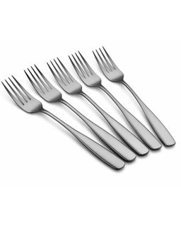 YELONA - Charcoal Black Premium Rust Proof Classic Dinner Forks (Pack of 5)