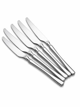 YELONA - Sterling Silver Premium Long Handle Korean Butter Knives (Pack of 5)