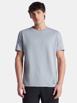 Jockey - MV01 Men Super Combed Cotton Blend Solid T-shirt - Grey