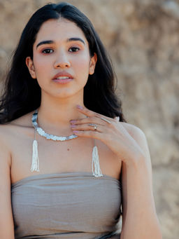 Aarjavee - Choka Silver Necklace