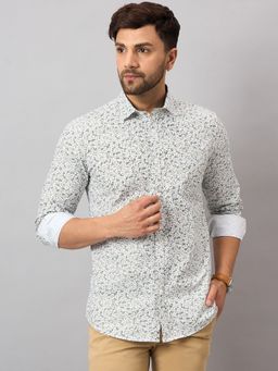 Club York - Off White Printed Shirt