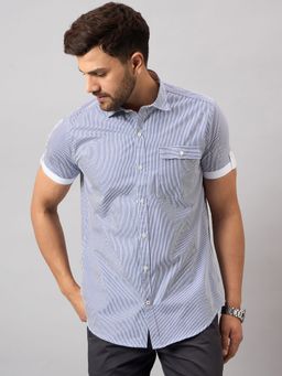 Club York - Off White Striper Shirt