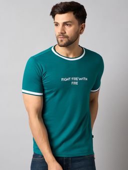 Club York - Teal Printed T-Shirt