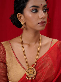 Teejh - Multi-Color Aditi Gold Necklace (Set of 2)