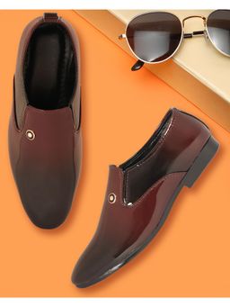 FREEPLAY - Boys Burgundy Festive Loafers