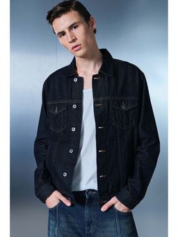 Bonkers Corner - Buckenham Raw Indigo Denim Jacket for Men