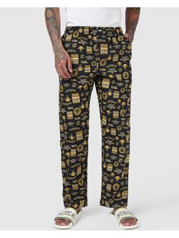 Bewakoof - Marvel Mens Black Panther All Over Printed Pyjama