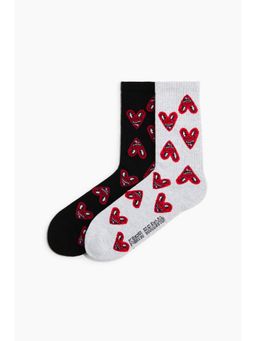 H&M - Men Grey 2-Pack Socks