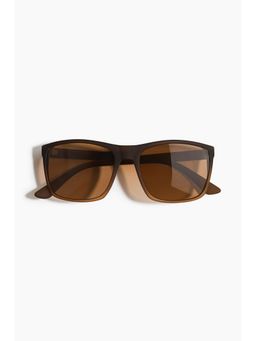 H&M - Men Brown Rectangular Sunglasses