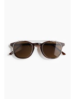 H&M - Men Brown 2-In-1 Polarised Sunglasses
