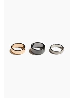 H&M - Men Gold 3-Pack Rings