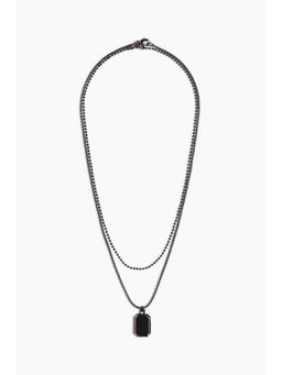 H&M - Men Black 2-Pack Necklaces
