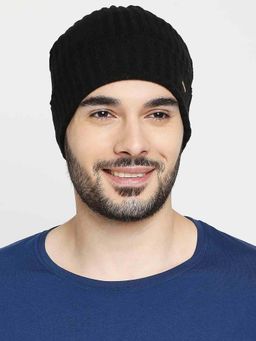 Spykar - Men Black Beanie