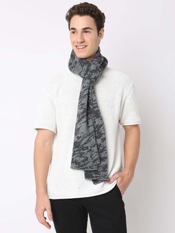 Spykar - Men Grey Acrylic Muffler