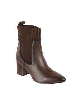 Metro - Women Brown Chelsea Boots
